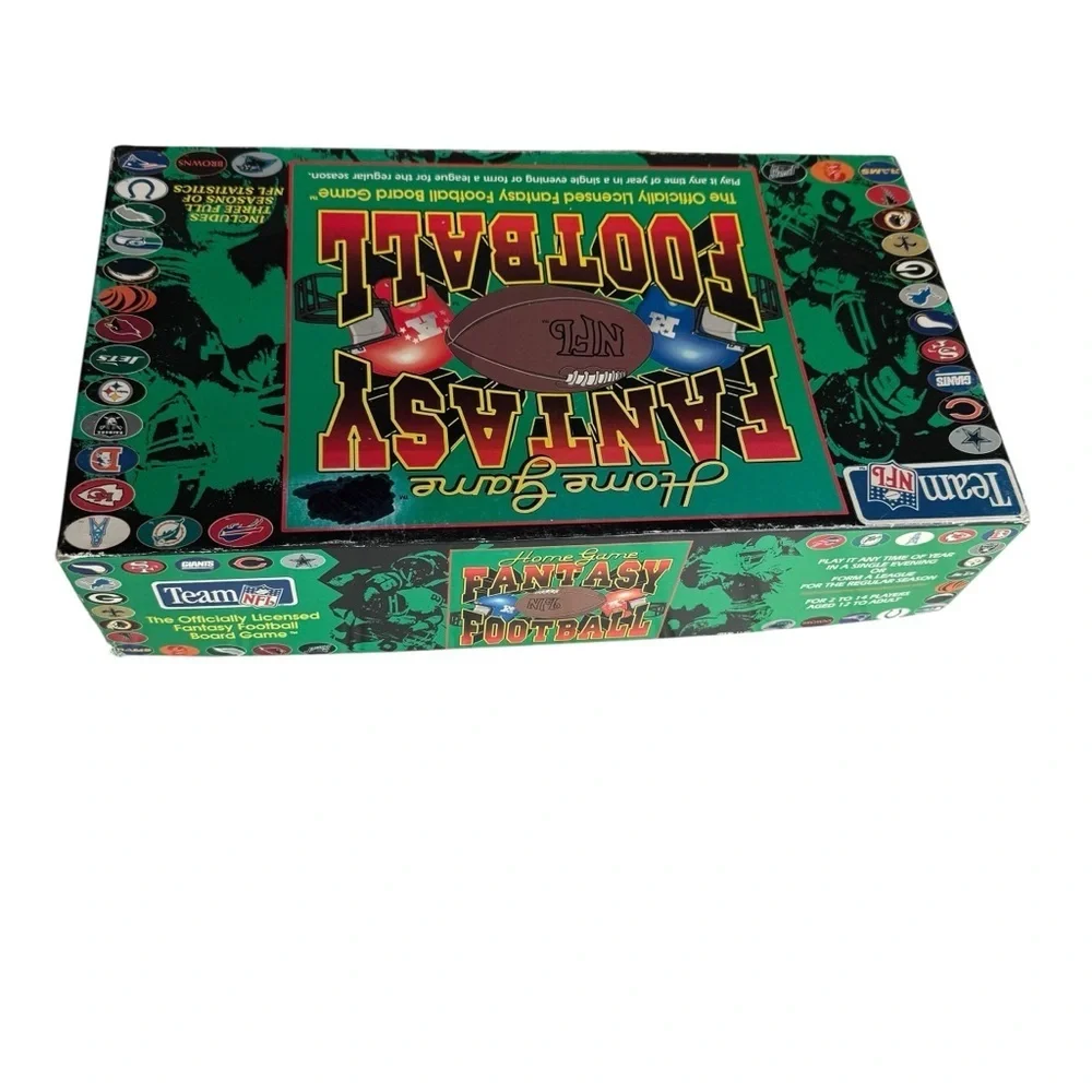 NFL Fantasy Football Board Game TDC Games Vintage 1994 Home Game